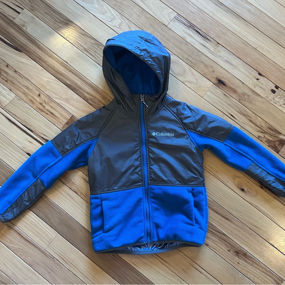 VGUC Columbia Little Kids Fleece Hooded Jacket